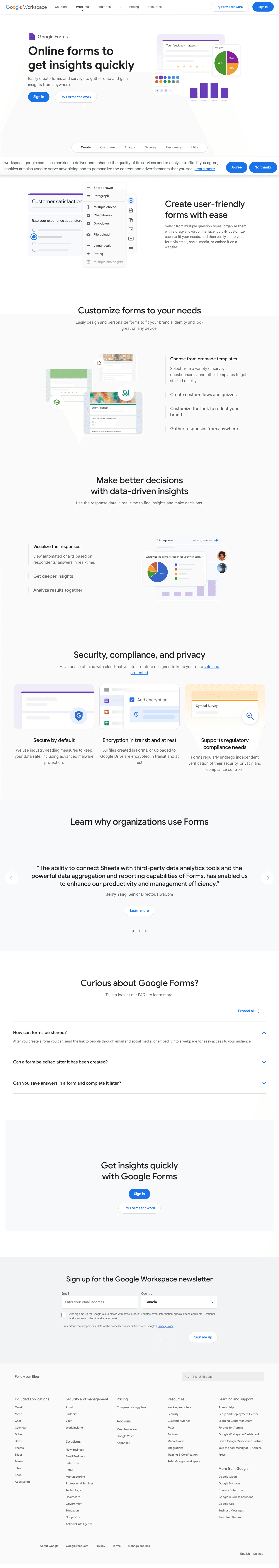 Google Forms screenshot
