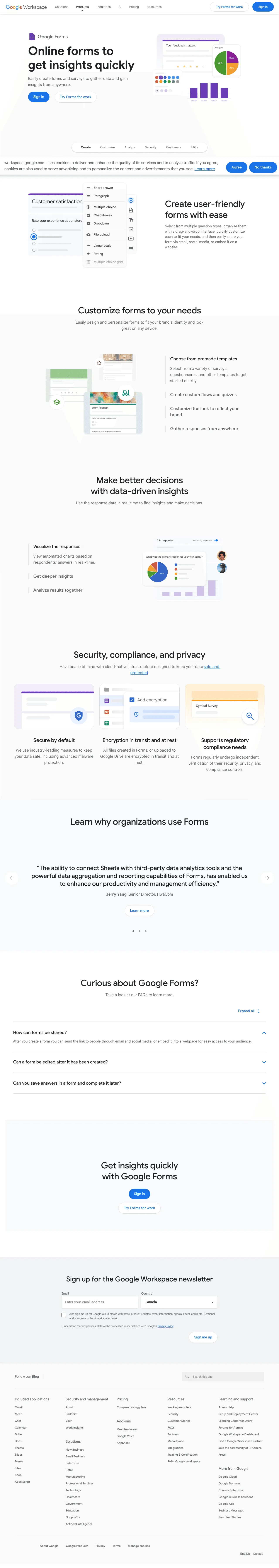 Google Forms screenshot