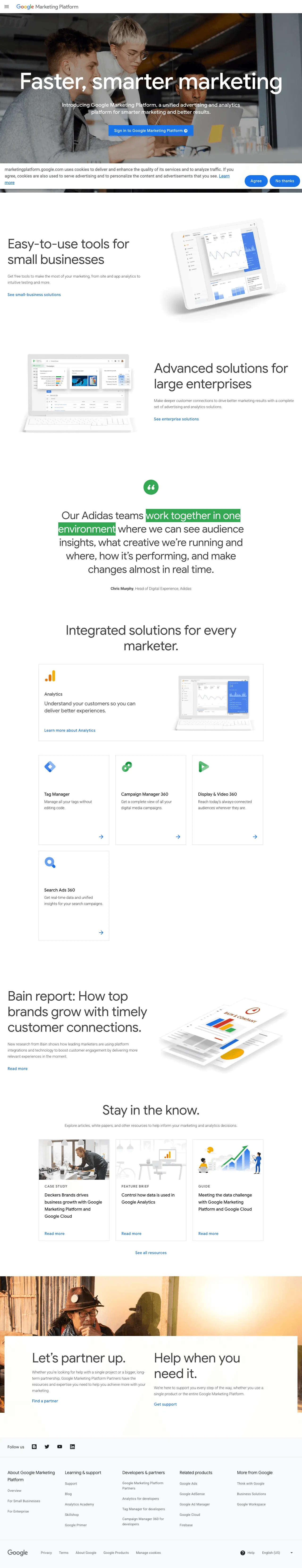 Google Optimize screenshot