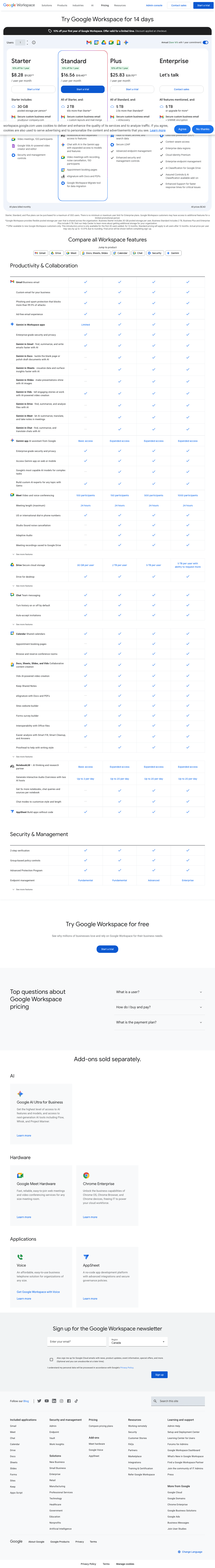 Google Workspace screenshot