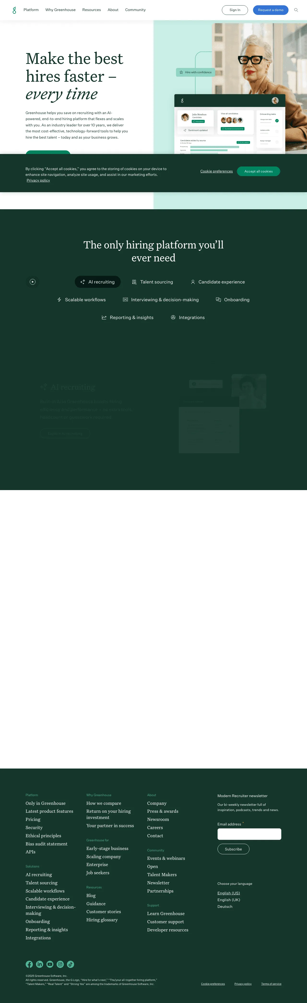 Greenhouse screenshot