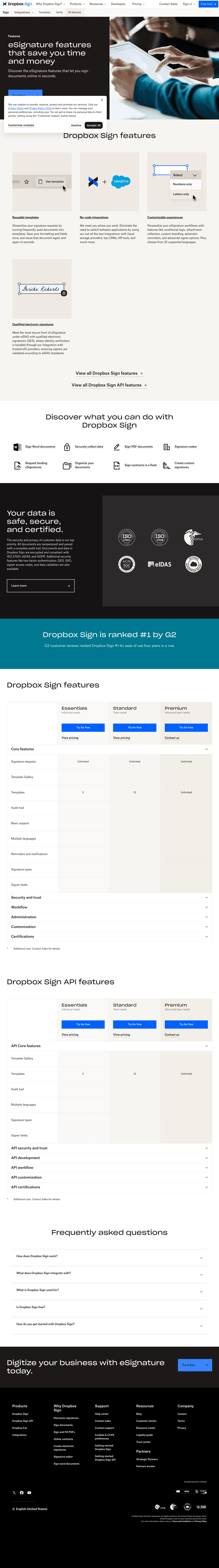 Dropbox Sign screenshot