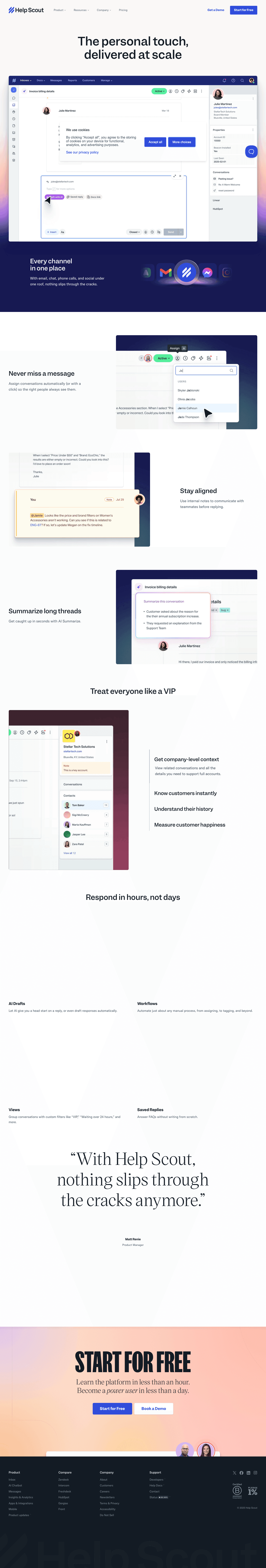 Help Scout screenshot 1