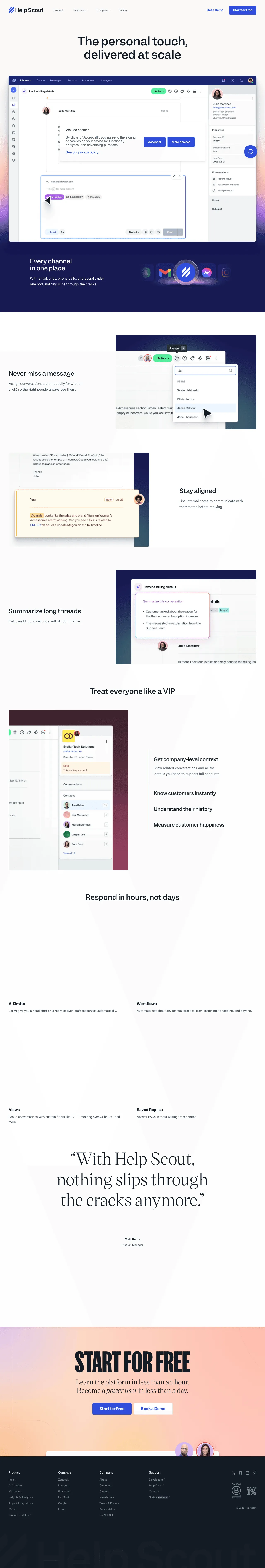 Help Scout screenshot 1