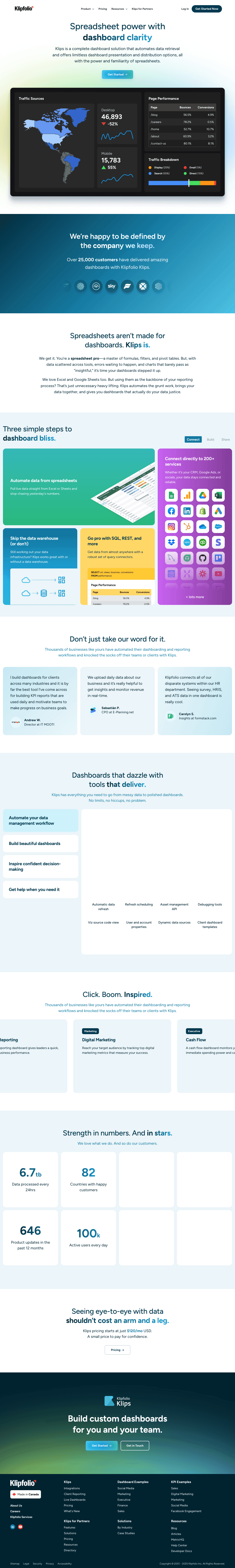 Klipfolio screenshot 2