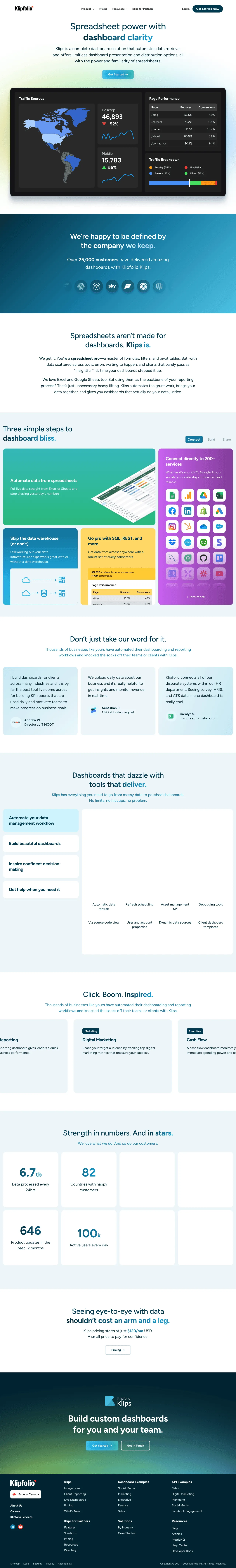Klipfolio screenshot 2