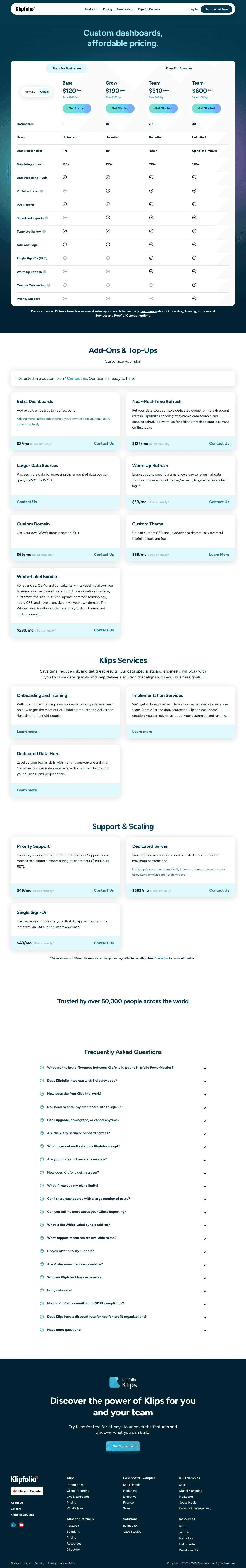Klipfolio screenshot 3