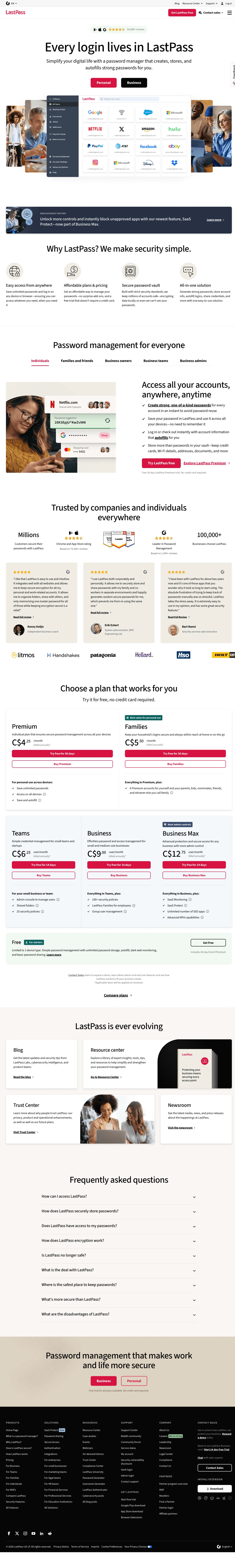 LastPass screenshot 2