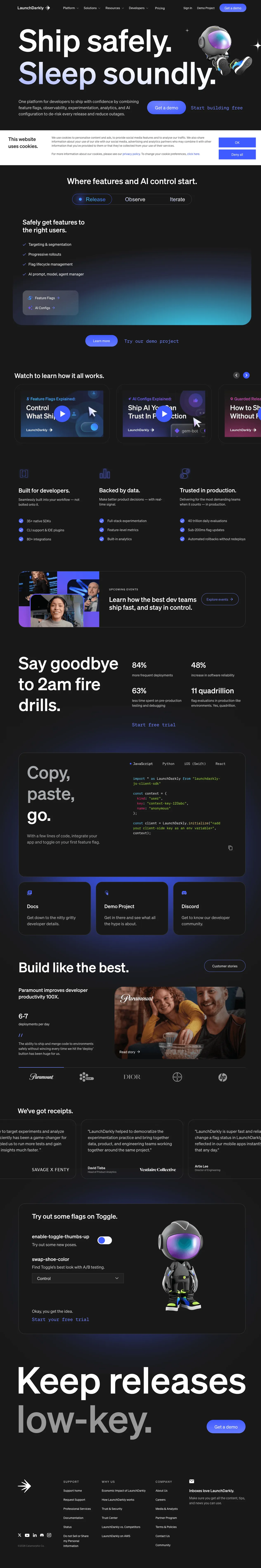 LaunchDarkly screenshot 2
