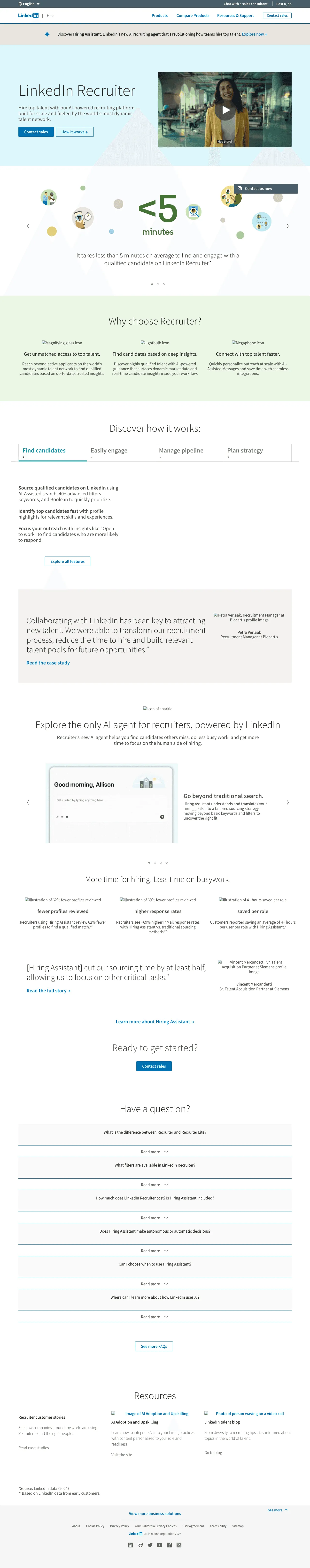 LinkedIn Recruiter screenshot