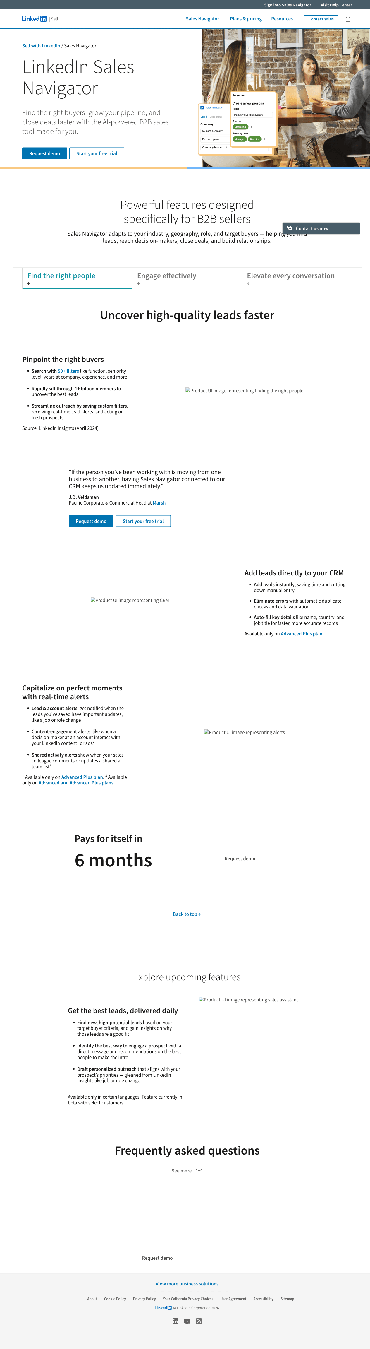 LinkedIn Sales Navigator screenshot 2