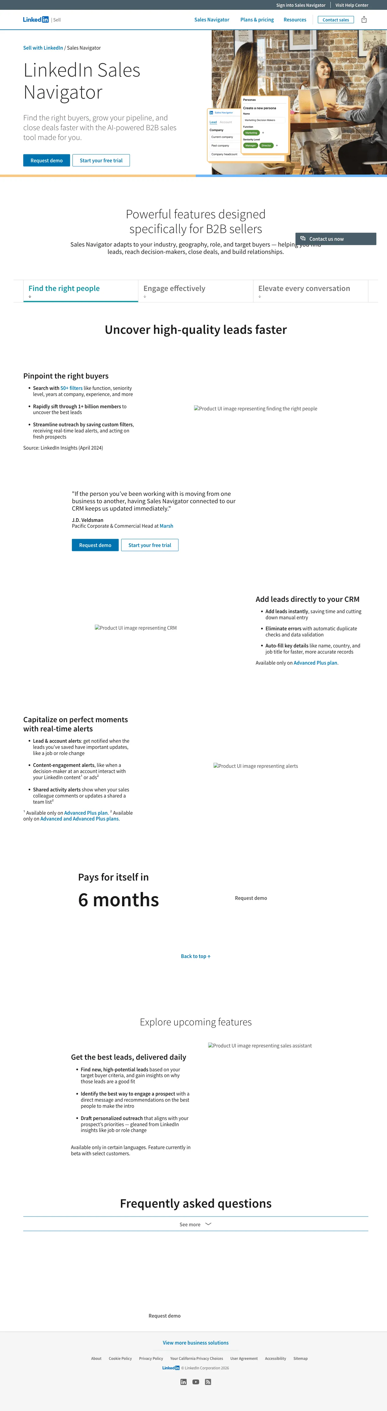LinkedIn Sales Navigator screenshot 2