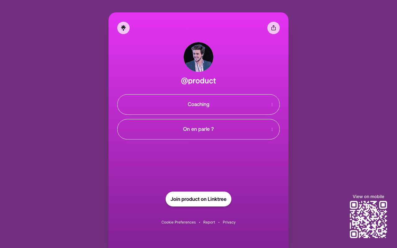 Linktree screenshot 5