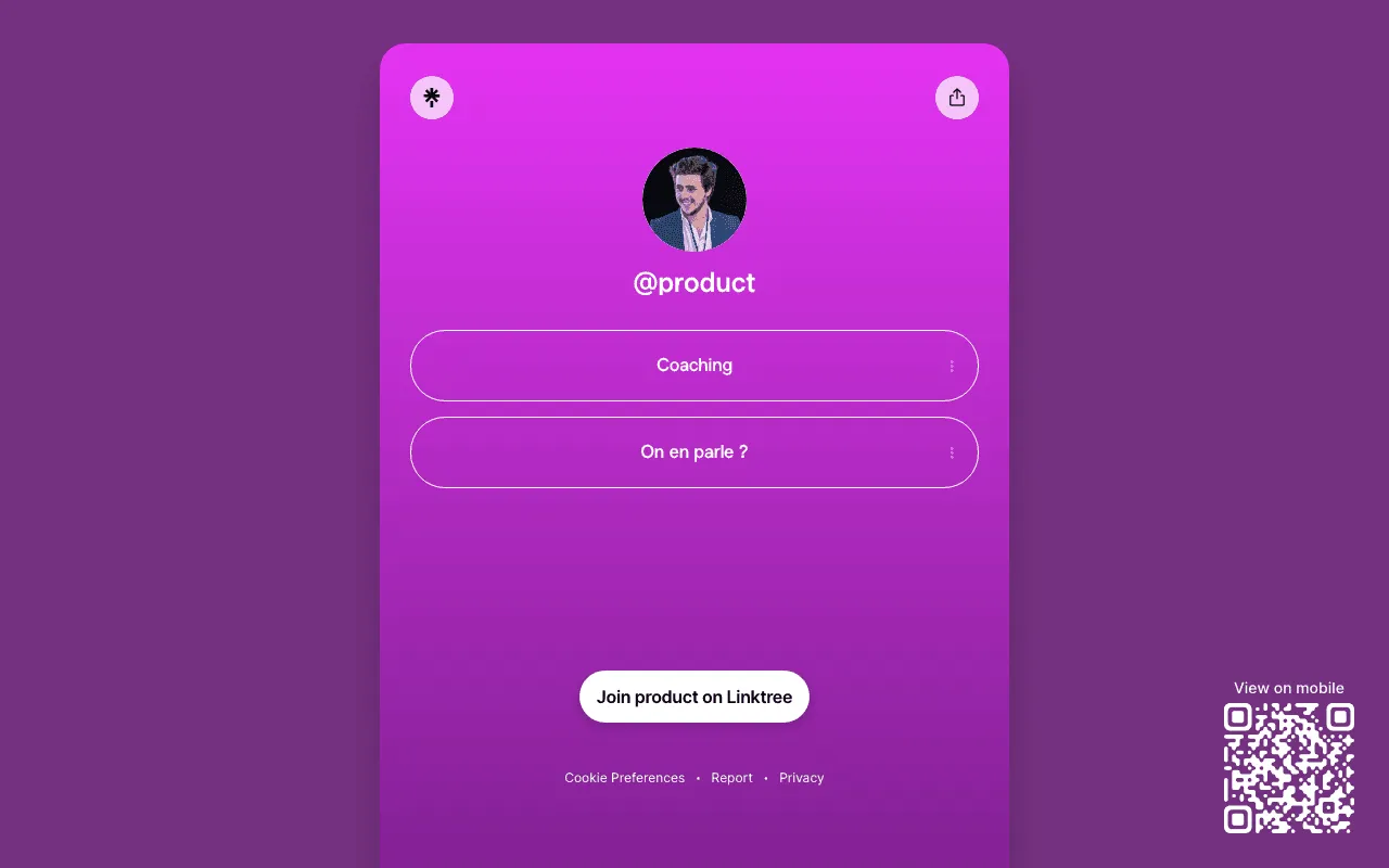 Linktree screenshot 5