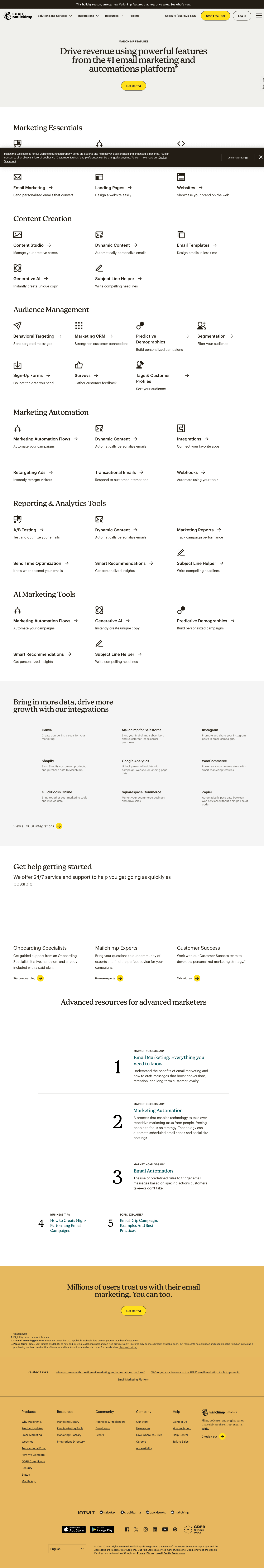 Mailchimp screenshot