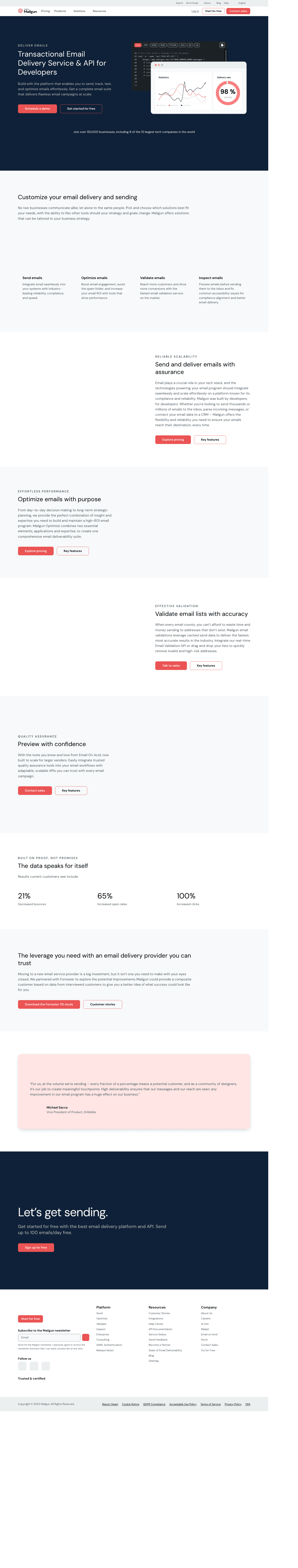 Mailgun screenshot 2