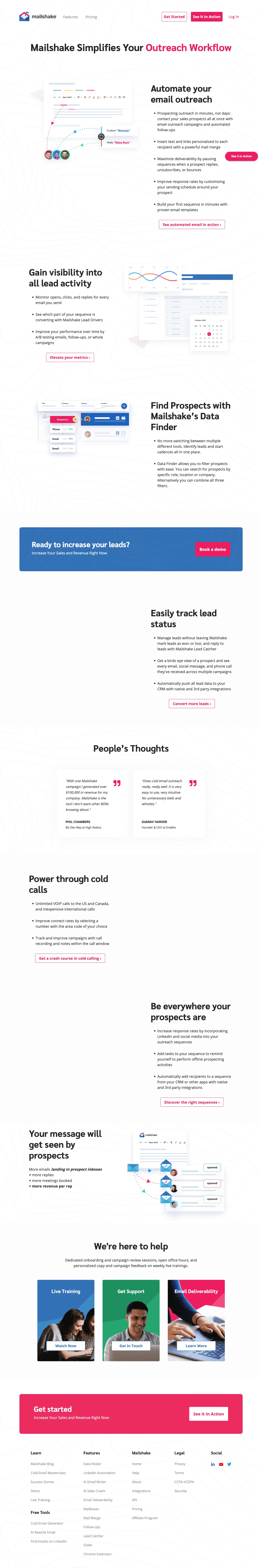 Mailshake screenshot 1