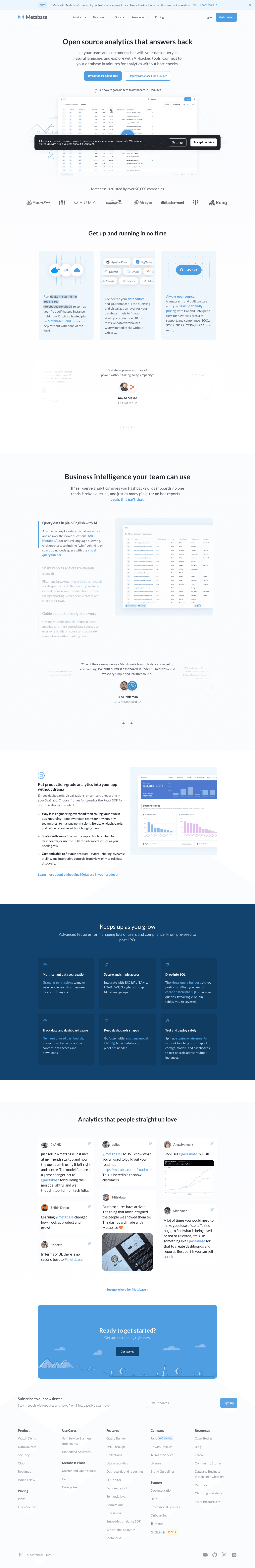Metabase screenshot 2