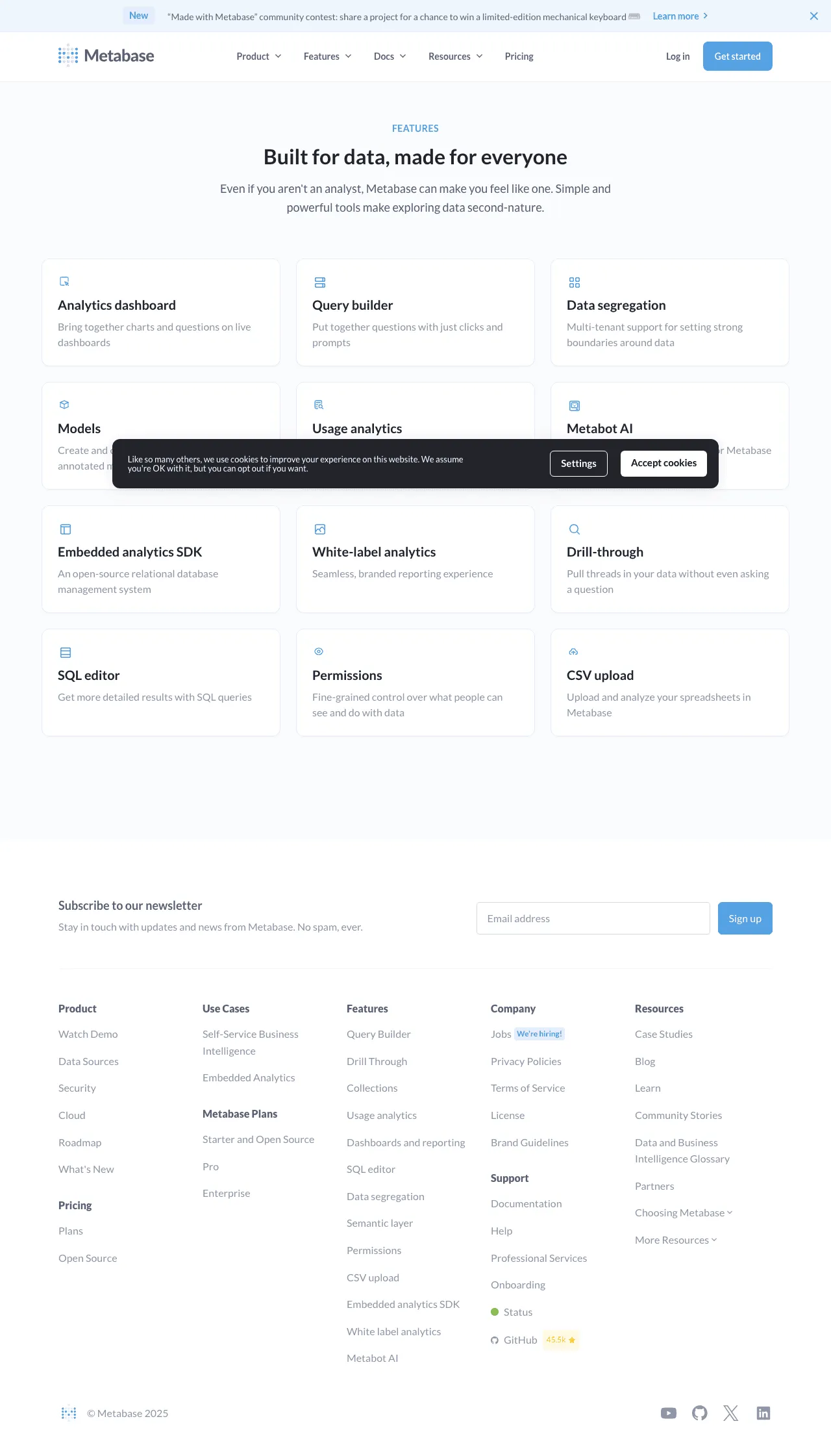 Metabase screenshot 3