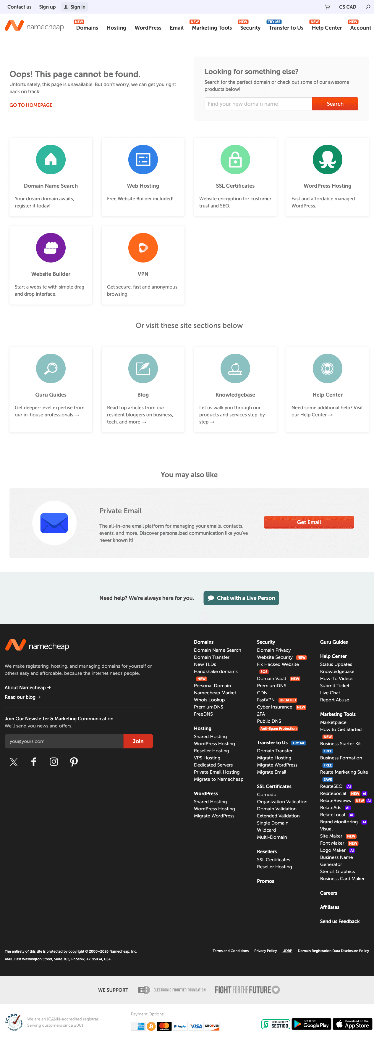 Namecheap screenshot 4