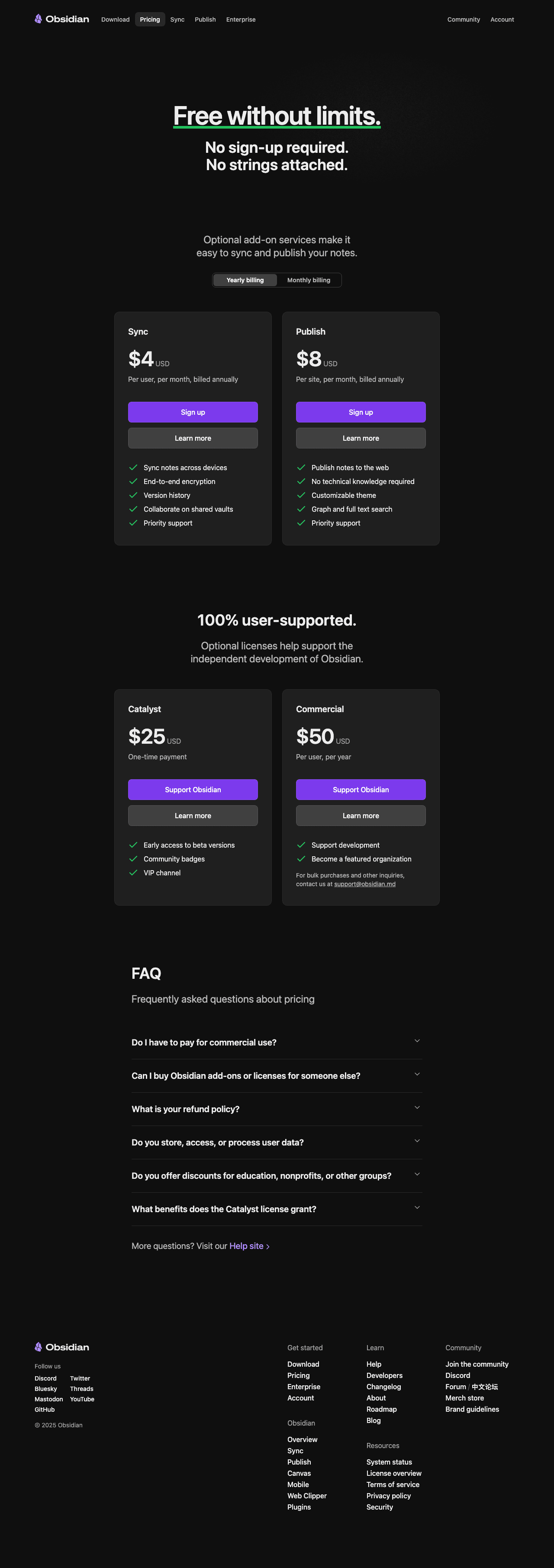 Obsidian screenshot 2