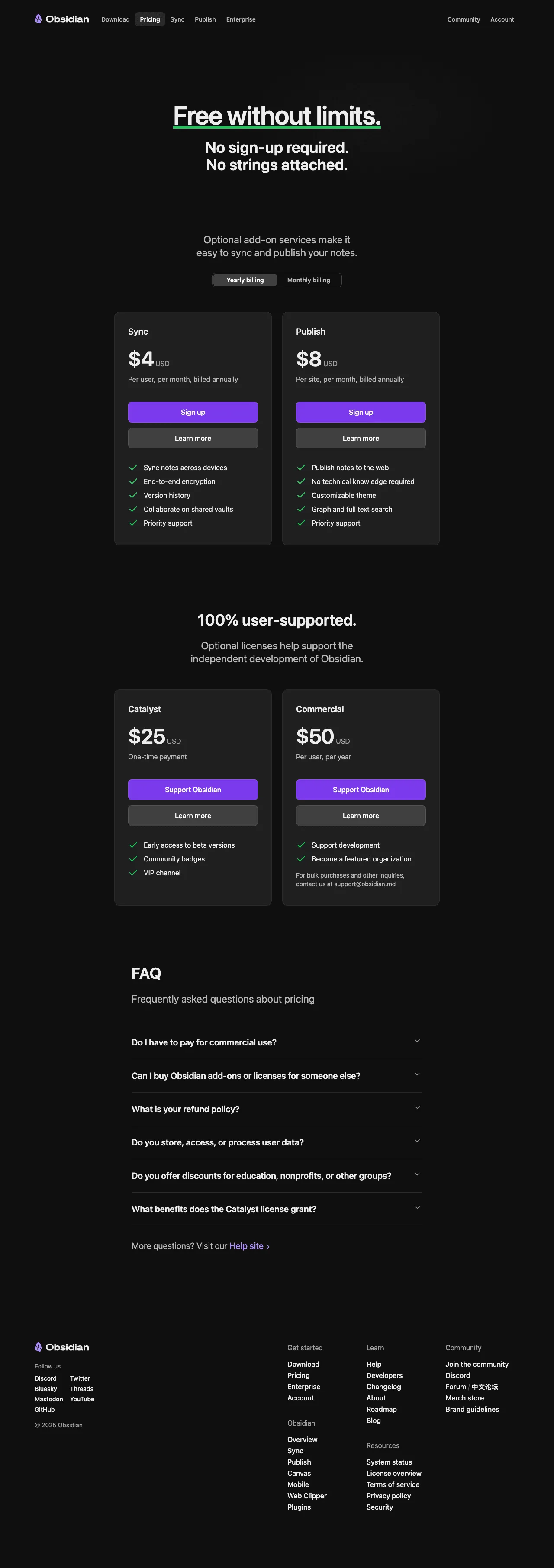 Obsidian screenshot 2