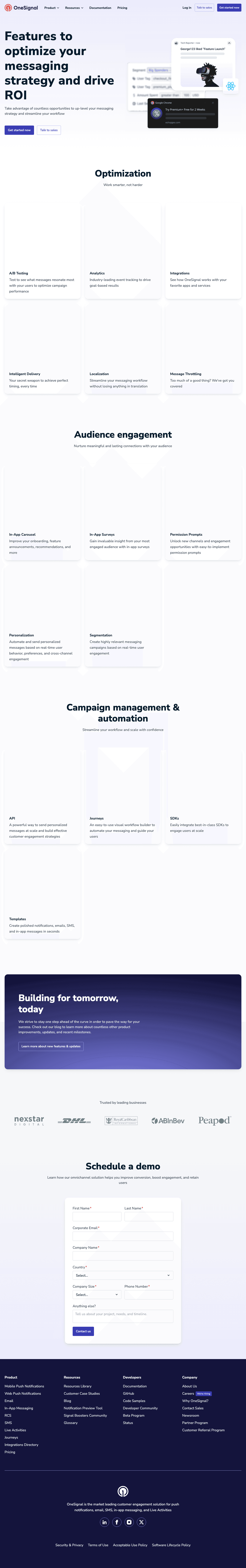 OneSignal screenshot