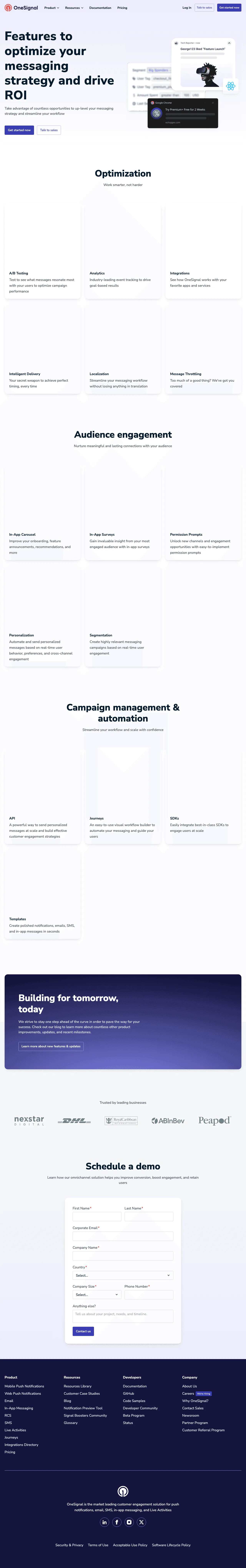 OneSignal screenshot