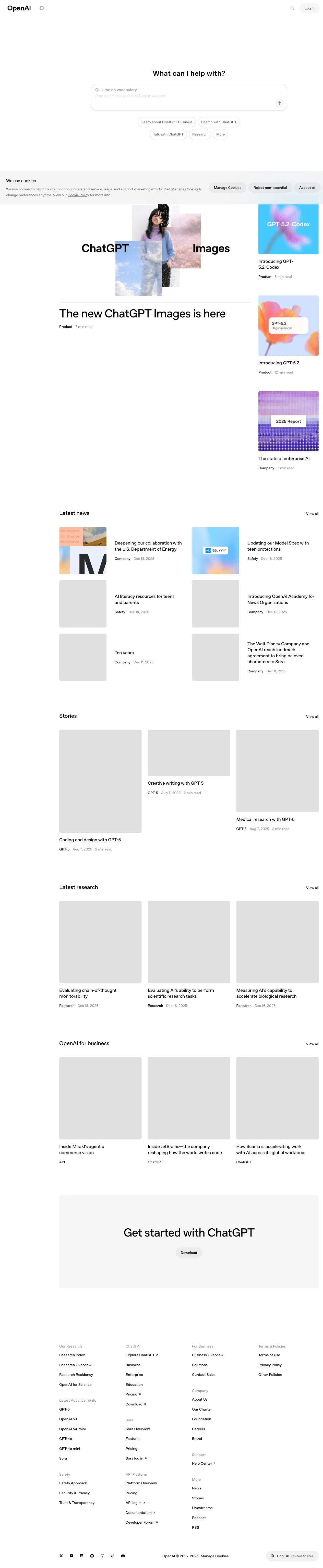 OpenAI (ChatGPT) screenshot 2