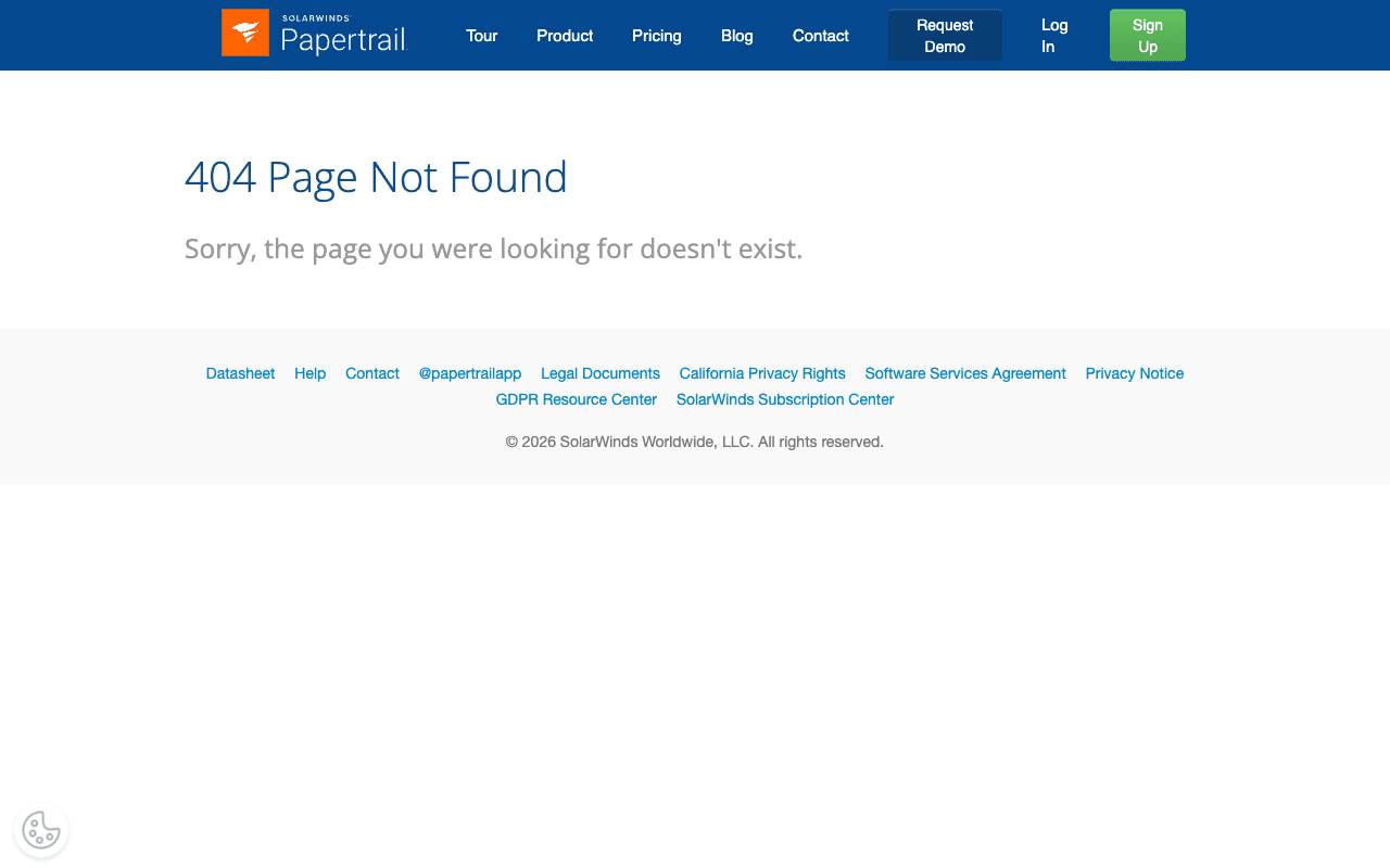 Papertrail screenshot 3