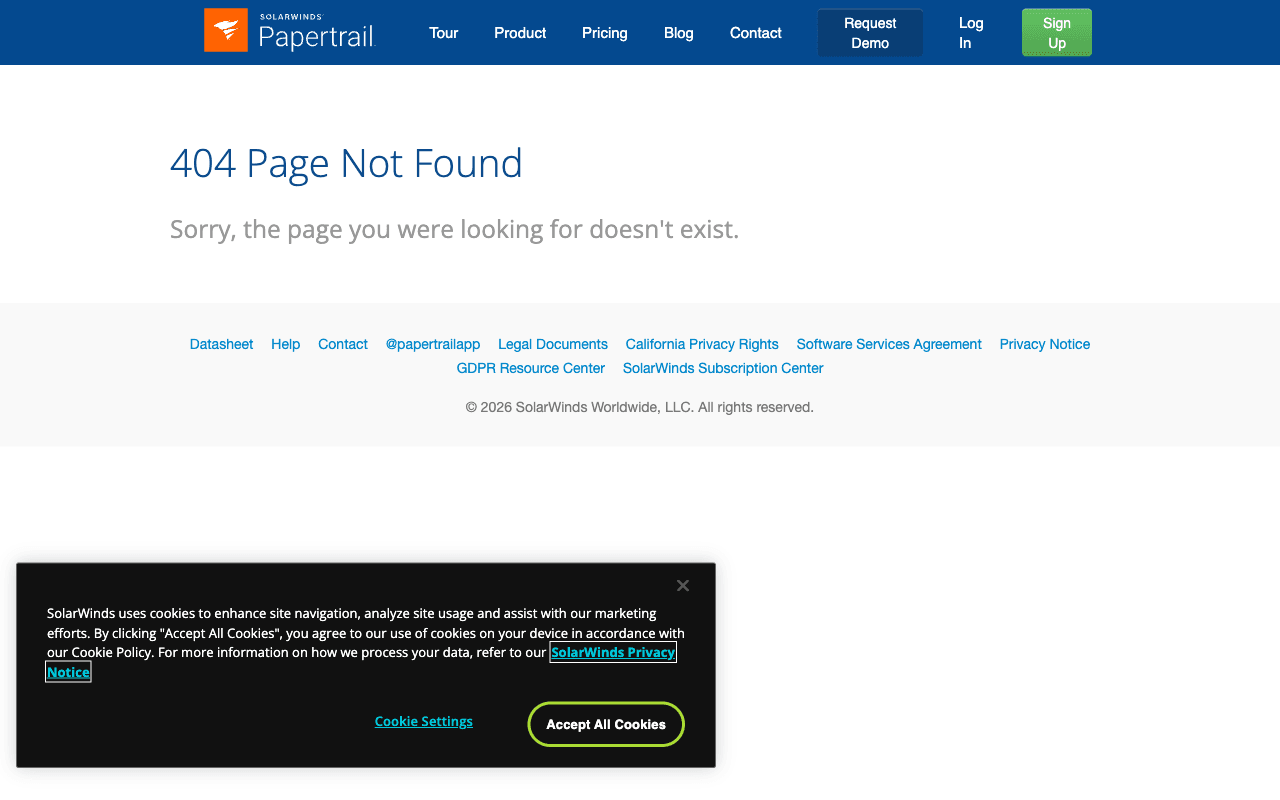 Papertrail screenshot 4