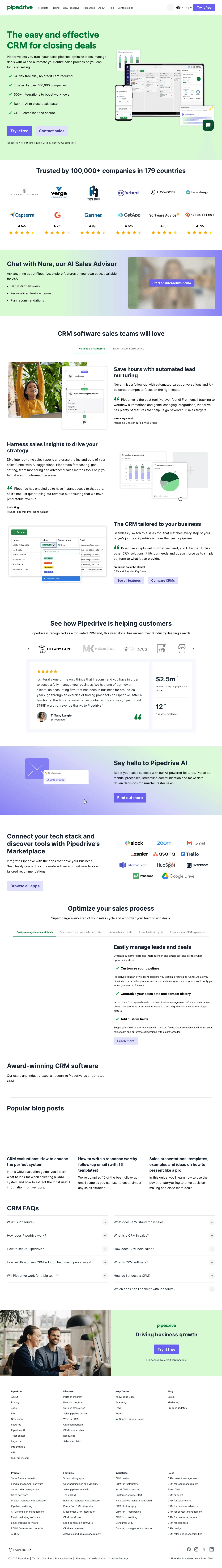 Pipedrive screenshot 2