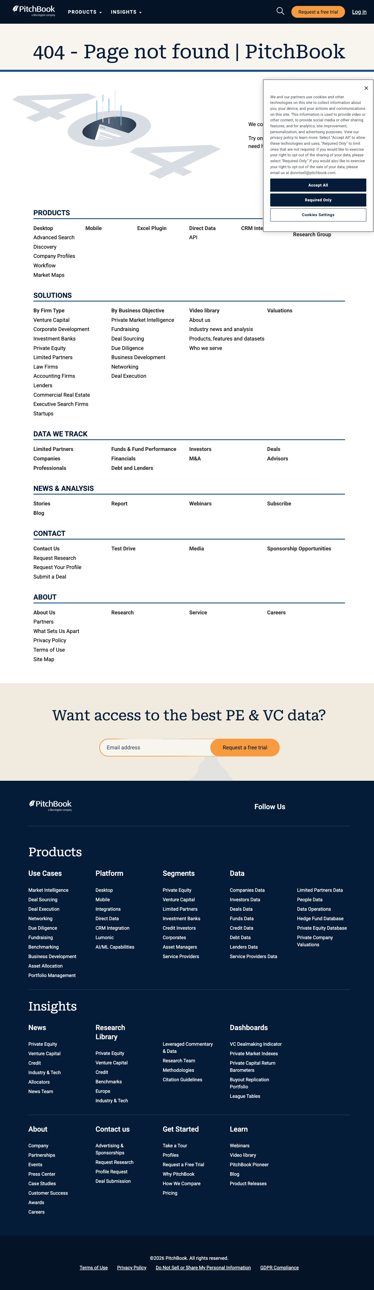PitchBook screenshot