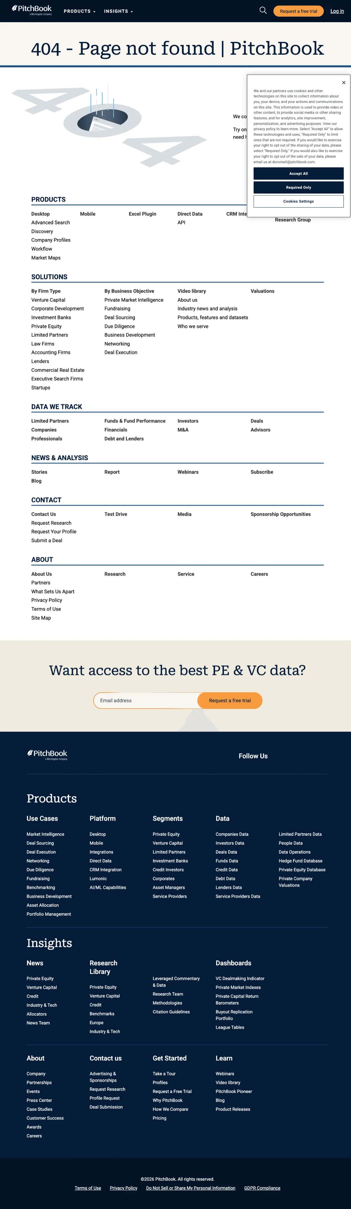 PitchBook screenshot