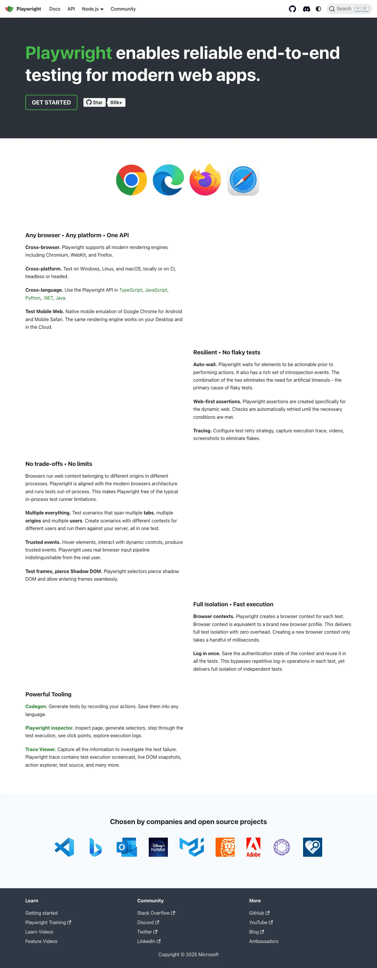 Playwright screenshot