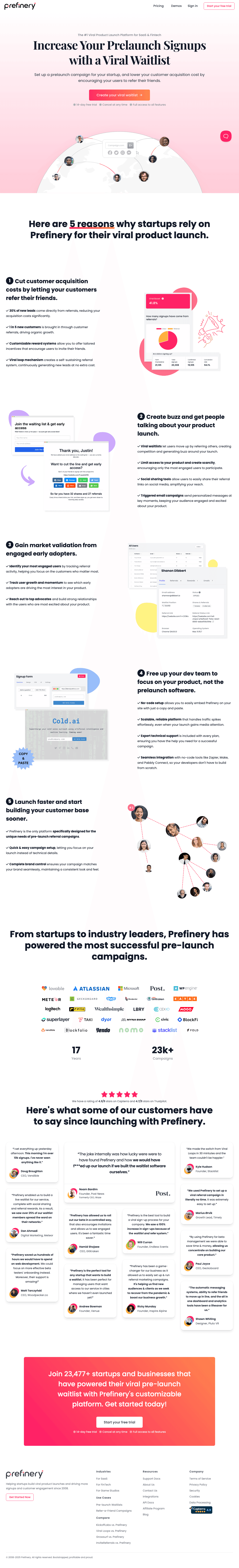 Prefinery screenshot 2