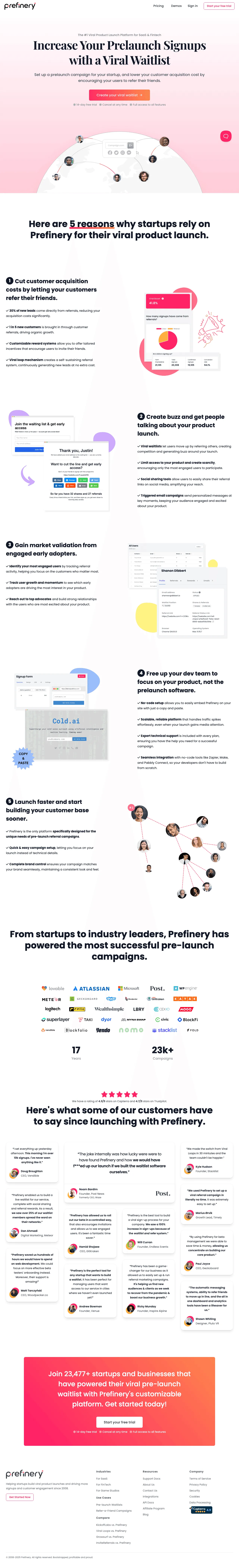 Prefinery screenshot 2