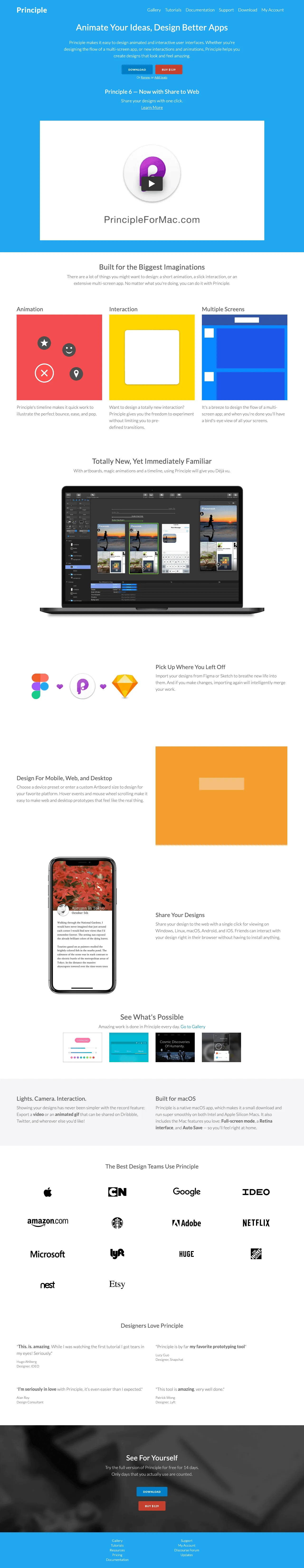 Principle screenshot 1