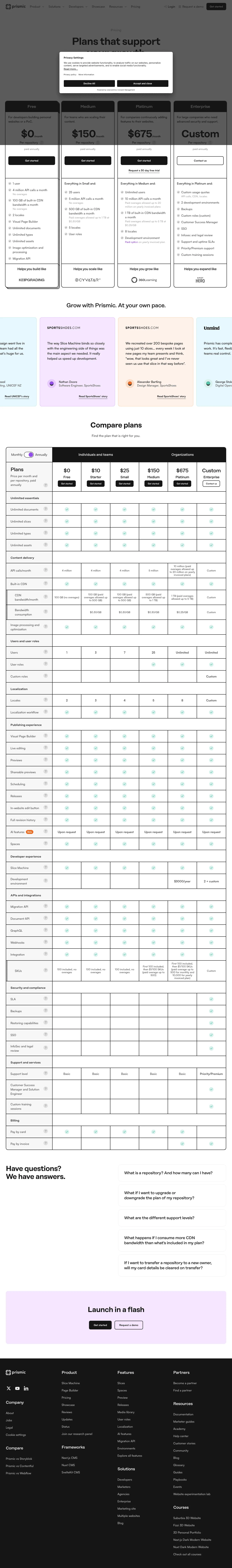 Prismic screenshot 3