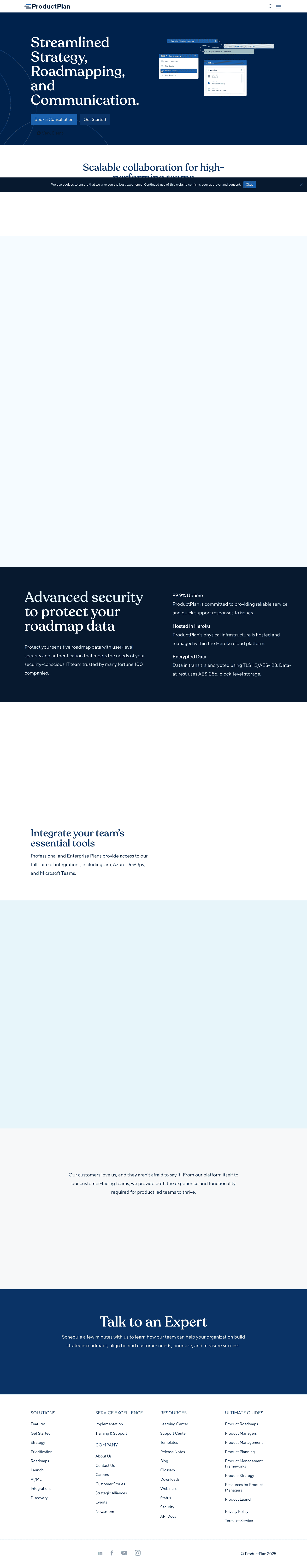 ProductPlan screenshot 2