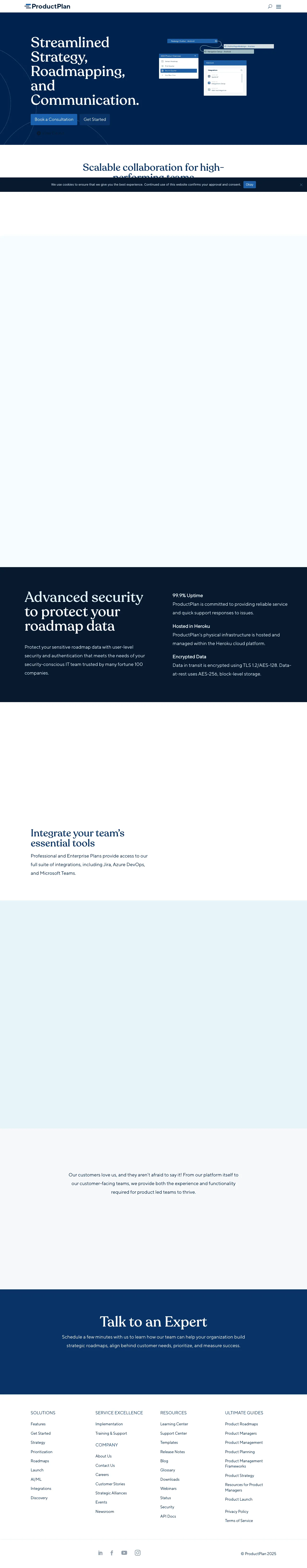 ProductPlan screenshot 2