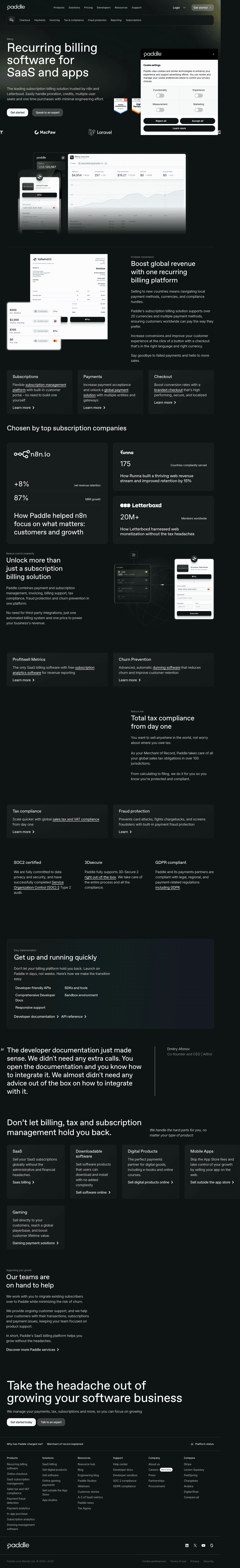 ProfitWell screenshot