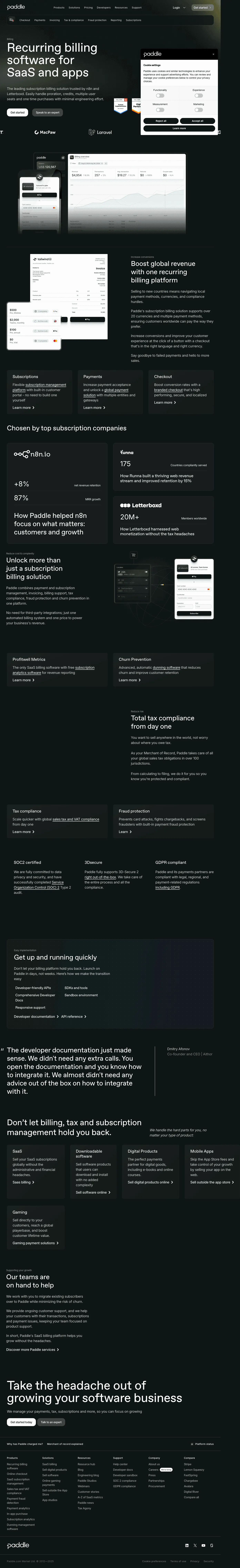 ProfitWell screenshot