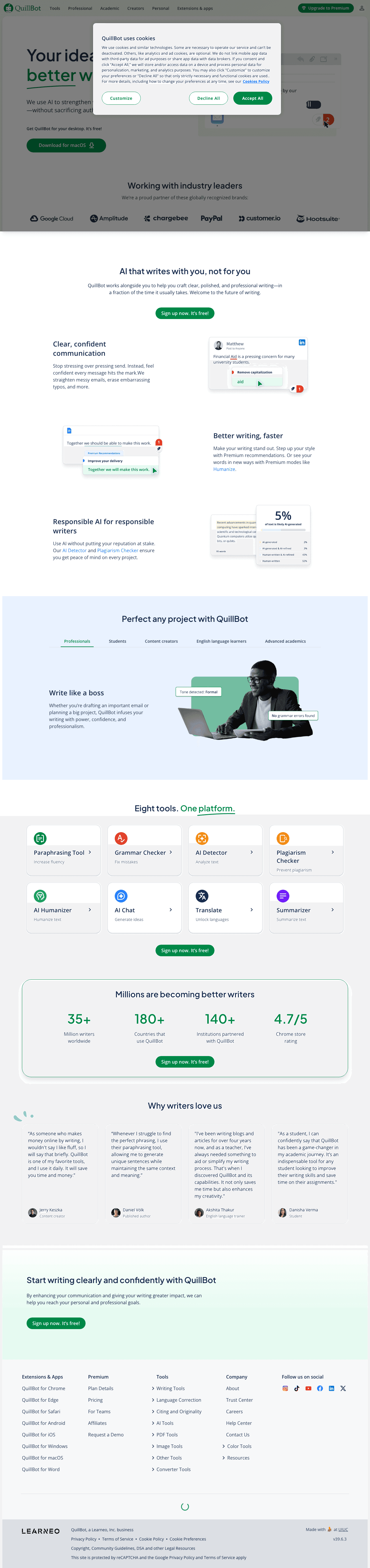 QuillBot screenshot 1
