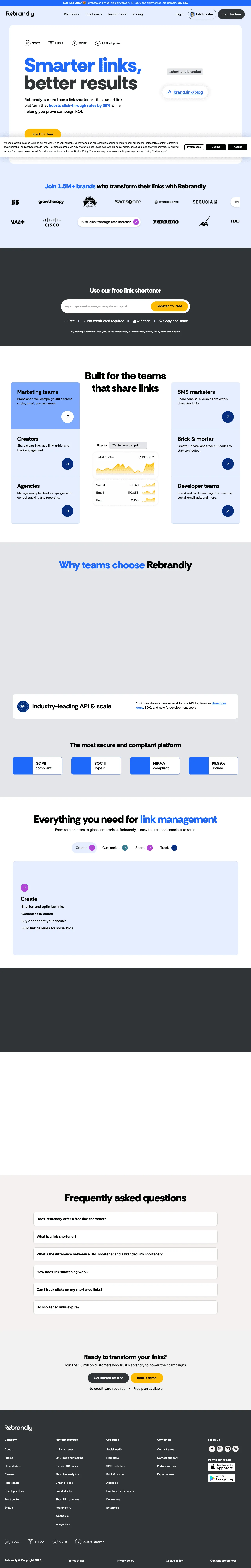 Rebrandly screenshot 2