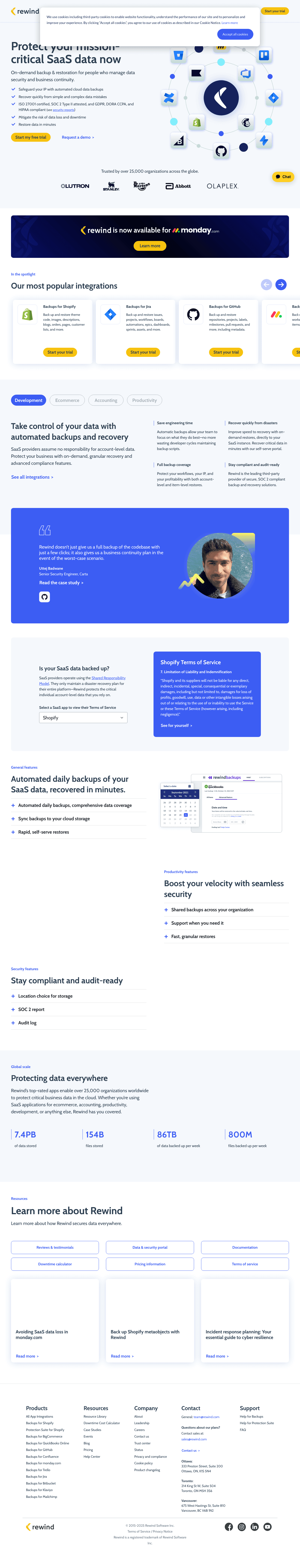 Rewind Backups screenshot 1
