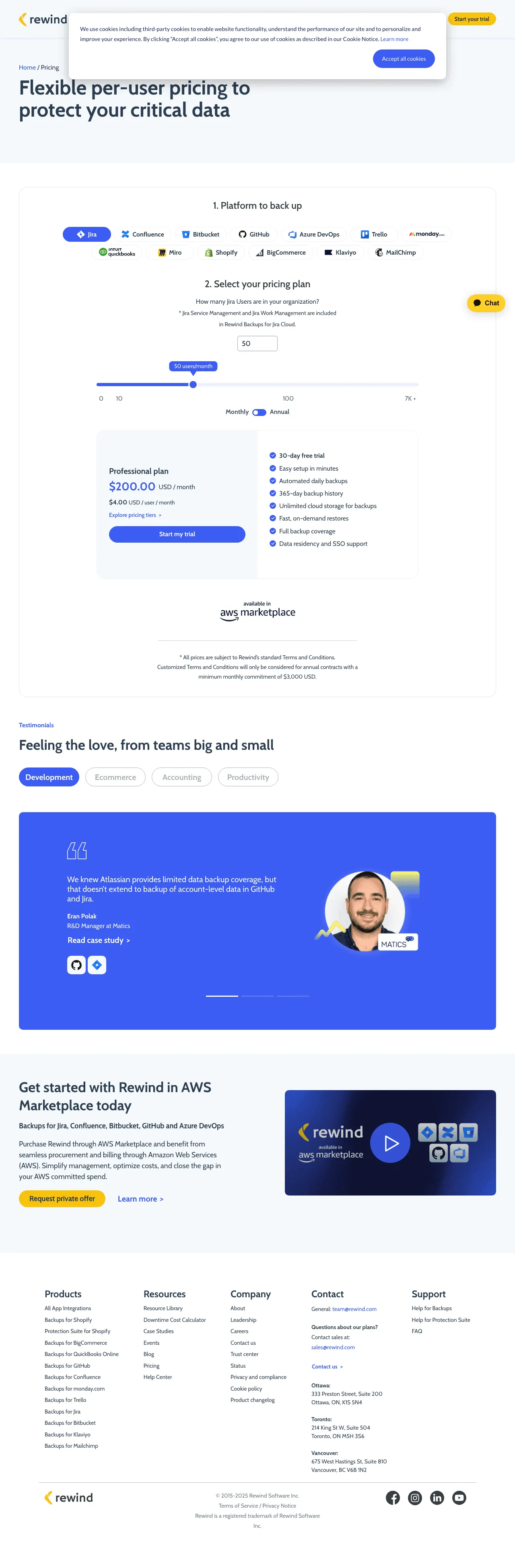 Rewind Backups screenshot 2
