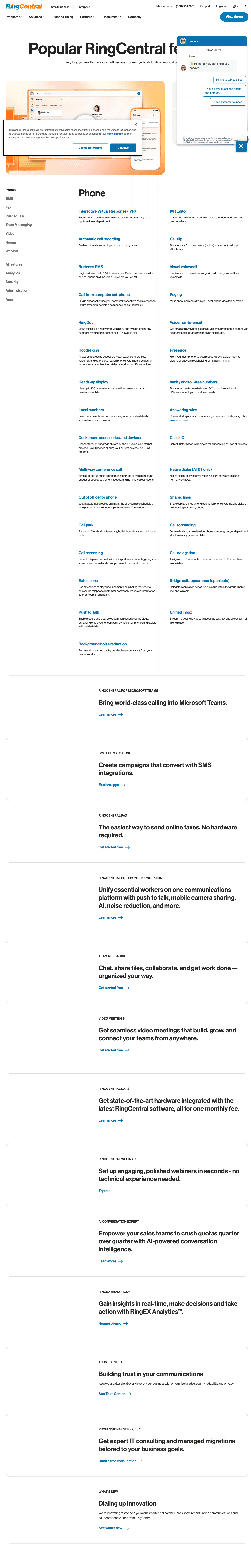 RingCentral screenshot