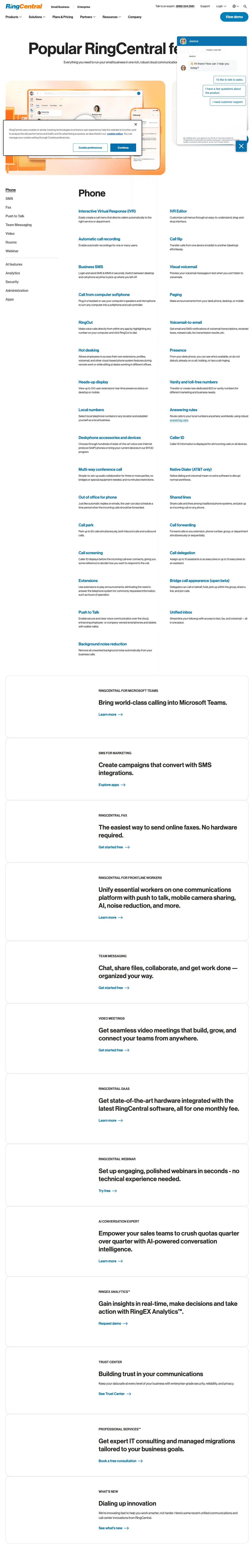 RingCentral screenshot
