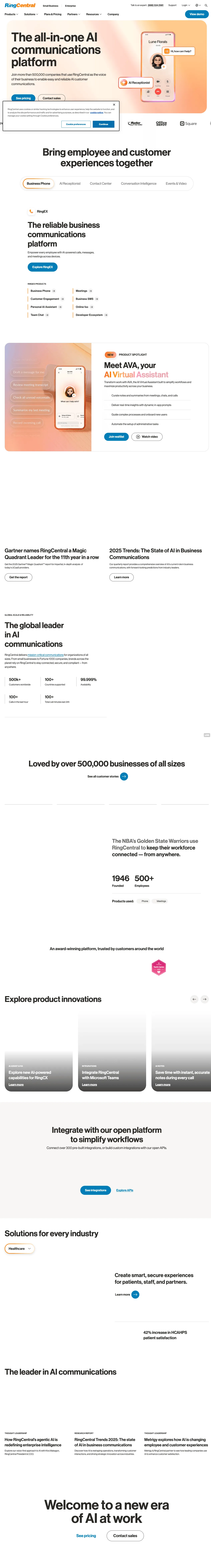RingCentral screenshot 2